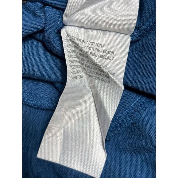 Logo Lori Goldstein Womens Blue Brown Embroidered Front Tie Cardigan Sweater 3X - Picture 4 of 8